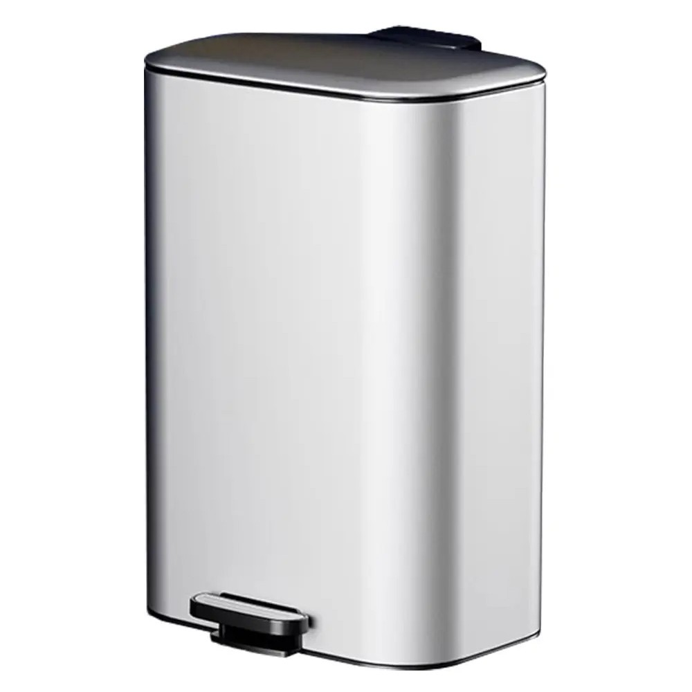MANSH Soft Closing Steel Waste Bin - JIJI.SG
