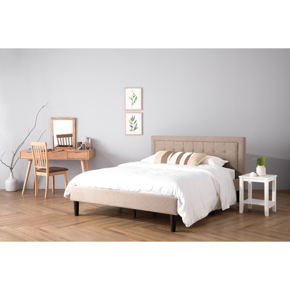 HADY Upholstered Bed Frame - JIJI.SG