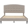 SANCHO Upholstered Bed Frame - JIJI.SG