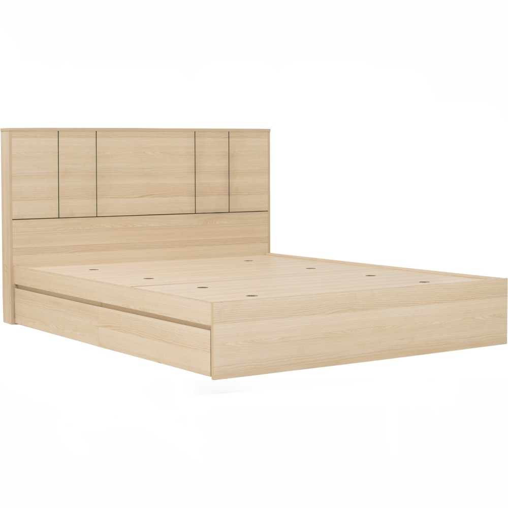 HARRING Wooden Bed Frame with Storage - JIJI.SG