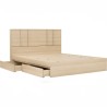 HARRING Wooden Bed Frame with Storage - JIJI.SG
