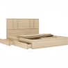HARRING Wooden Bed Frame with Storage - JIJI.SG