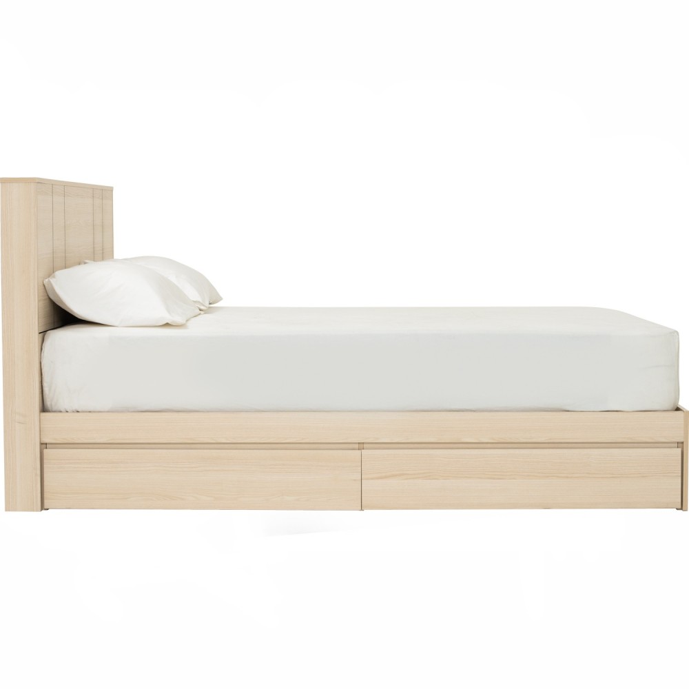 HARRING Wooden Bed Frame with Storage - JIJI.SG