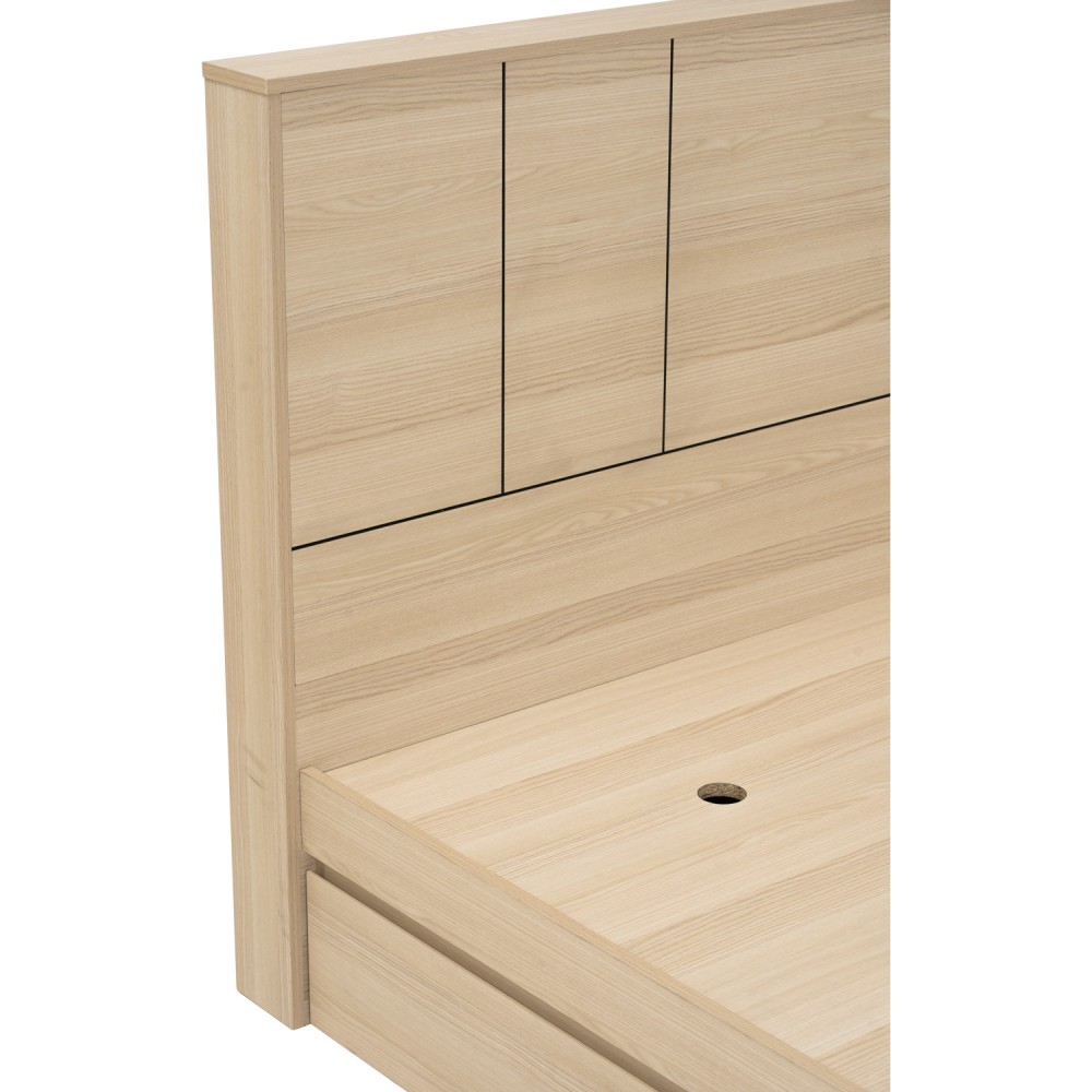 HARRING Wooden Bed Frame with Storage - JIJI.SG