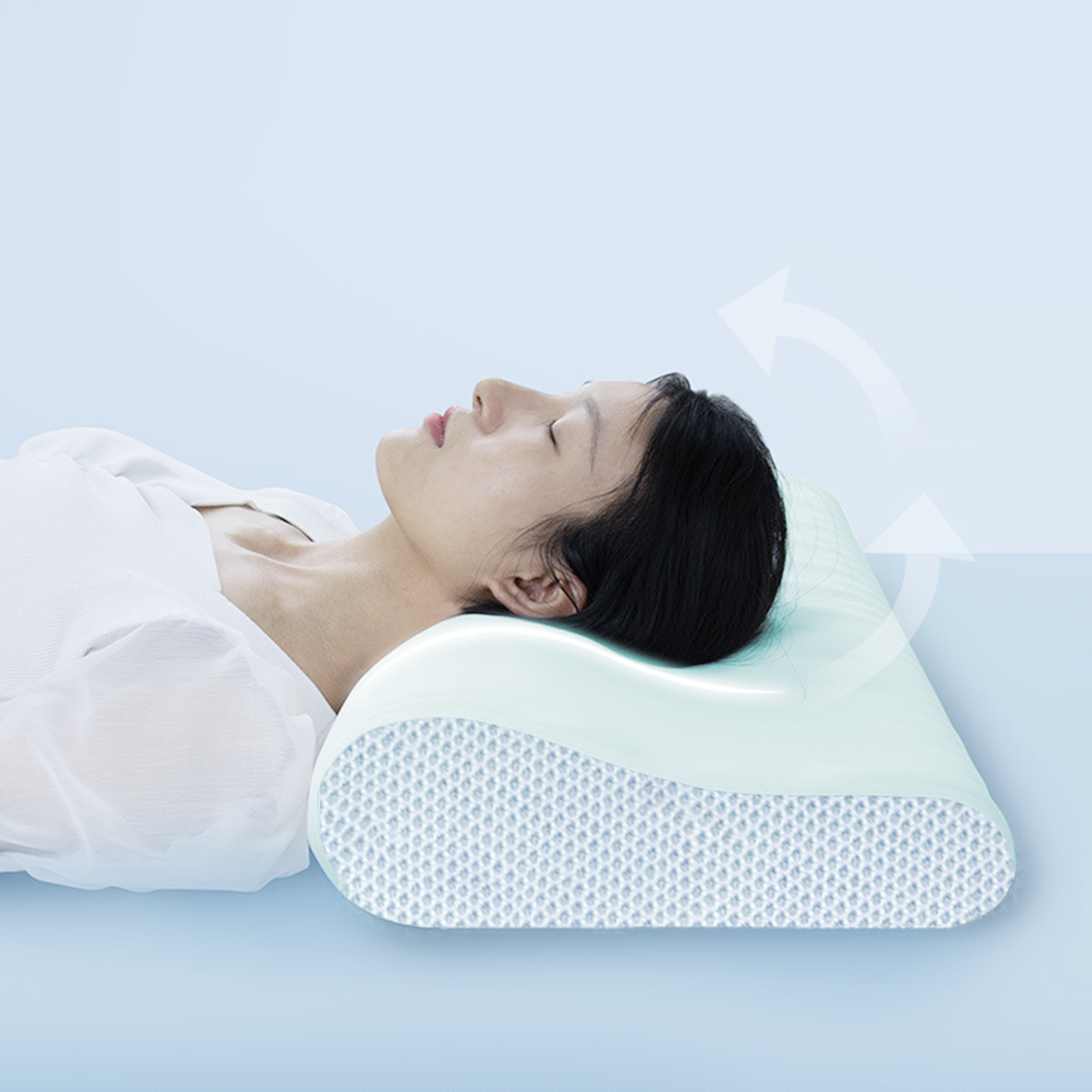 DREAMAX AERIS CONTOUR Cooling Memory Foam Pillow - JIJI.SG