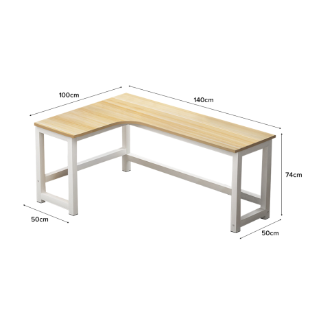TESSA Commercial L-Shaped Office Desk - JIJI.SG
