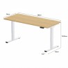 FLEXISPOT E2 Pro Height Adjustable Standing Desk - JIJI.SG