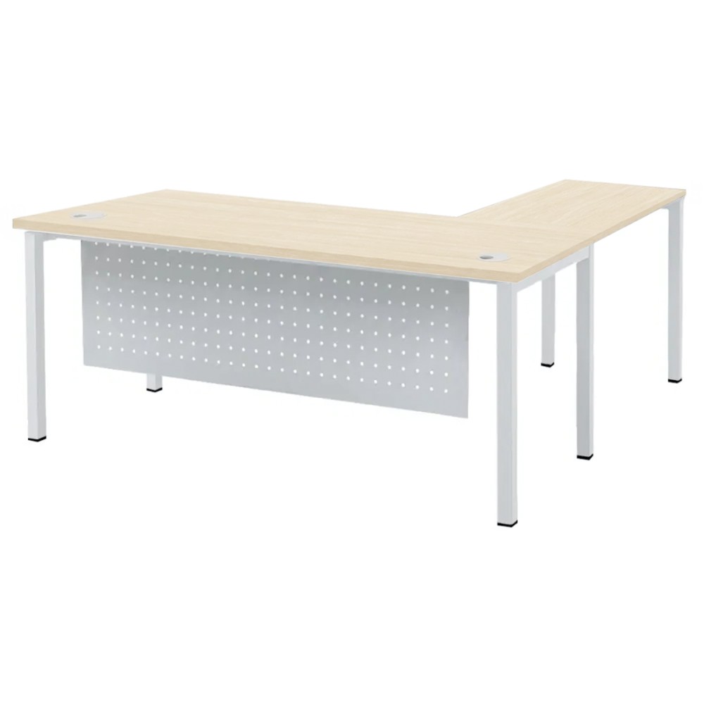 FORSBERG 1 Seater Office Desk with Modesty Panel - JIJI.SG