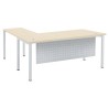 FORSBERG 1 Seater Office Desk with Modesty Panel - JIJI.SG