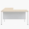 FORSBERG 1 Seater Office Desk with Modesty Panel - JIJI.SG