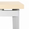 FORSBERG 1 Seater Office Desk with Modesty Panel - JIJI.SG