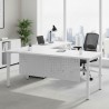 FORSBERG L-Shaped Office Desk with Modesty Panel - JIJI.SG