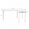 RAHEL L-Shaped Corner Desk - JIJI.SG