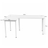 RAHEL L-Shaped Corner Desk - JIJI.SG