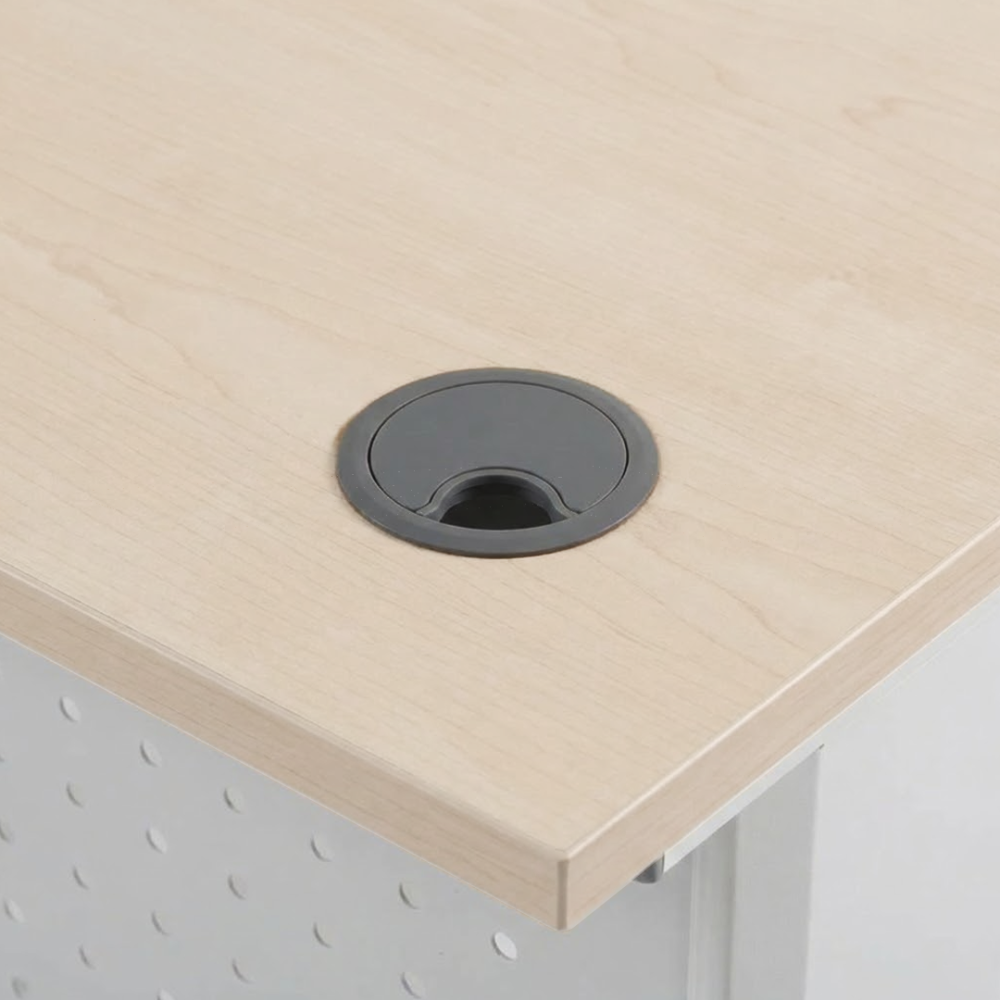 KILIAN L-Shaped Office Desk with Modesty Panel - JIJI.SG