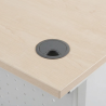 KILIAN L-Shaped Office Desk with Modesty Panel - JIJI.SG