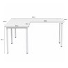RAHEL L-Shaped Corner Desk - JIJI.SG