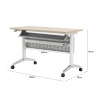 Noam Foldable Seminar Table - JIJI.SG