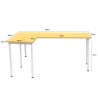 RAHEL L-Shaped Corner Desk - JIJI.SG
