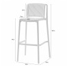 ELODIE Bar Stool, Stackable - JIJI.SG