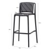 ELODIE Bar Stool, Stackable - JIJI.SG
