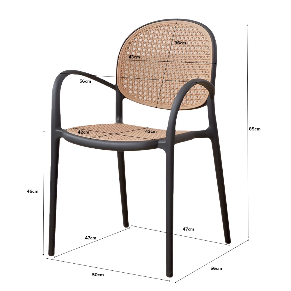 EVELIN Chair, Stackable - JIJI.SG