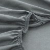 BERTHA Japanese Skin-friendly Wash Cotton Fitted Bed Sheet - JIJI.SG