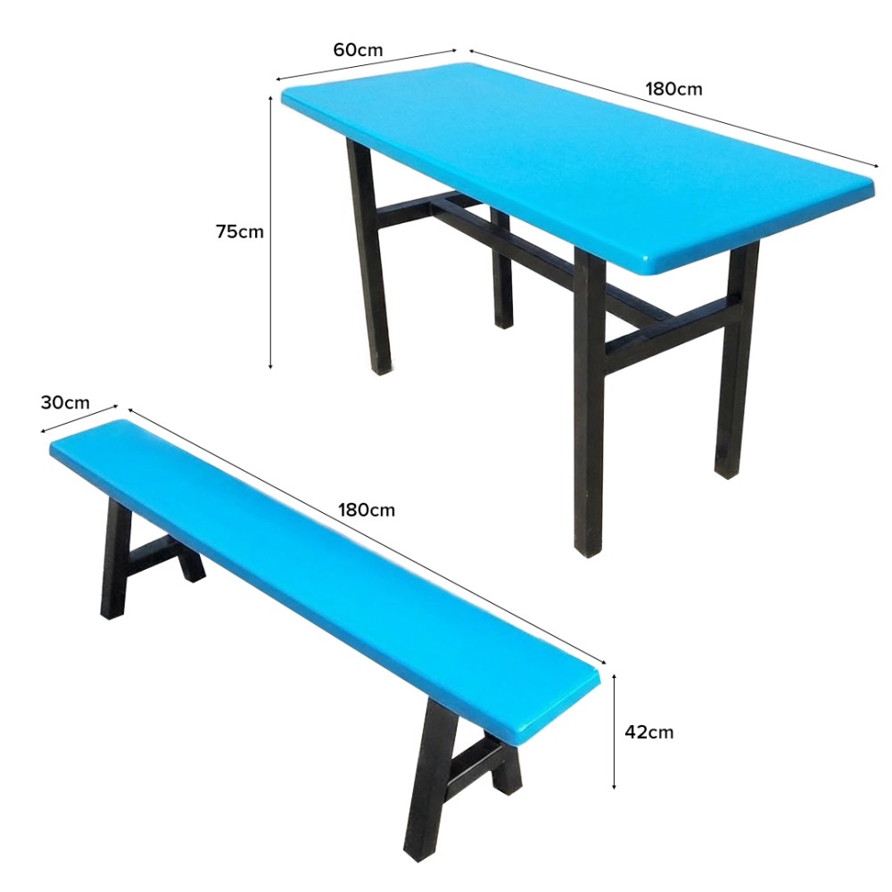 WALTER Canteen Table and 2 Benches - JIJI.SG
