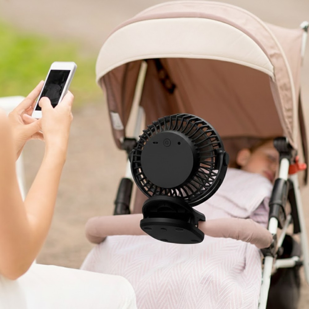 GLINT Mini Chargeable Clipped Fan 10000mAh - JIJI.SG