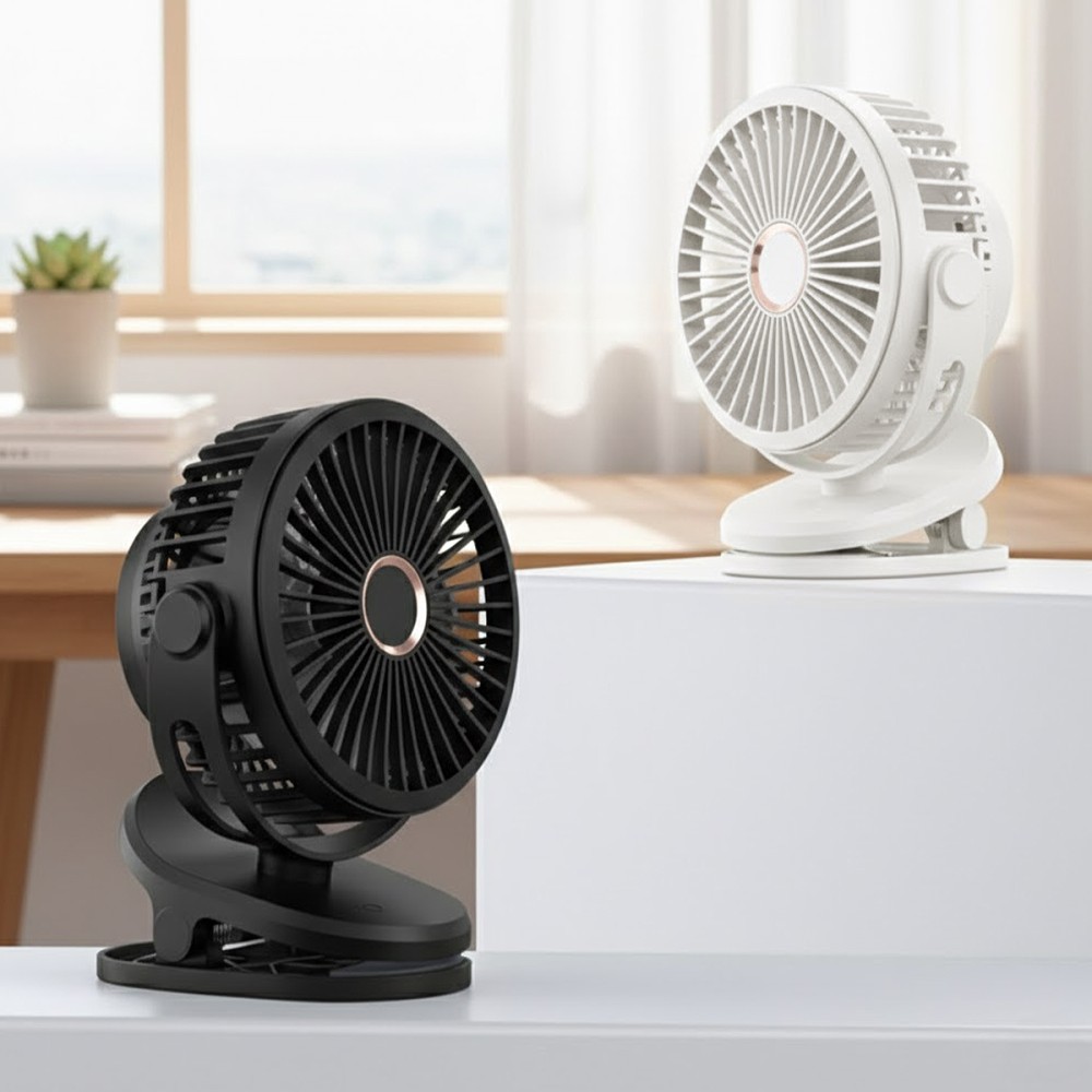 GLINT Mini Chargeable Clipped Fan 10000mAh - JIJI.SG