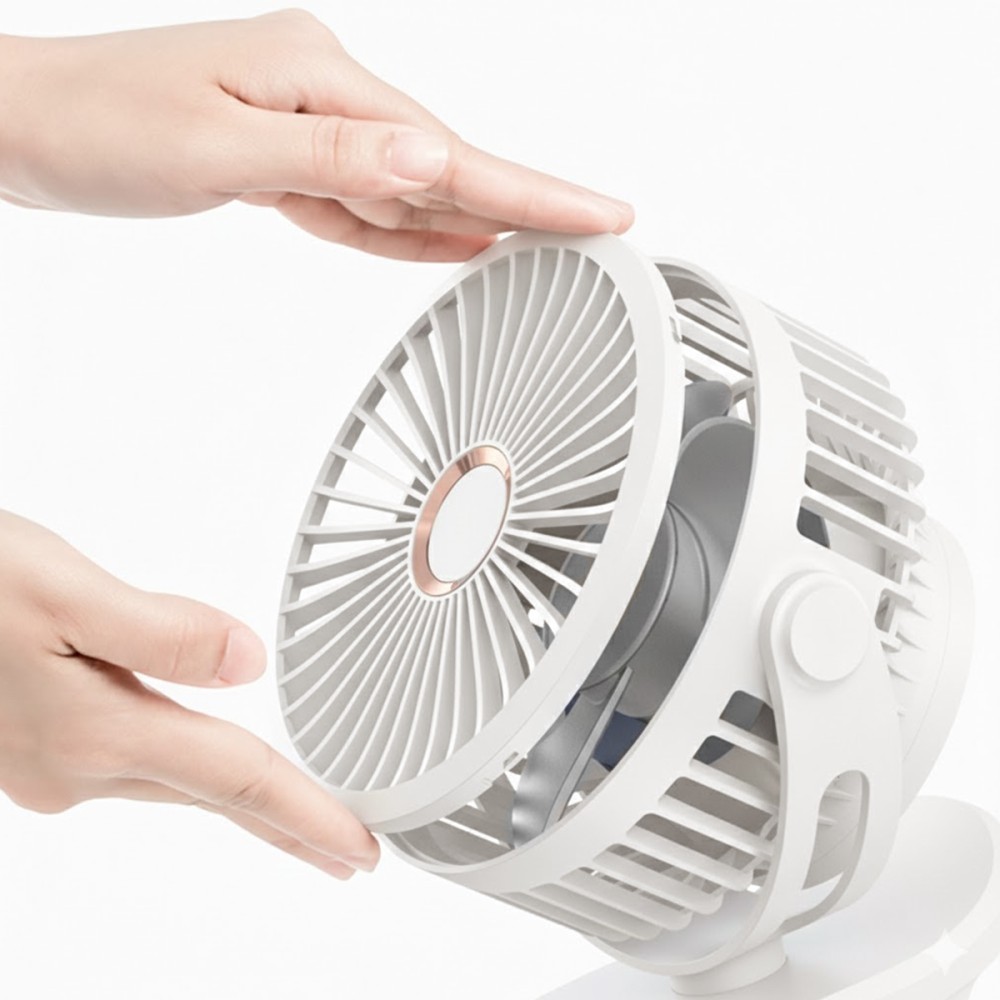 GLINT Mini Chargeable Clipped Fan 10000mAh - JIJI.SG