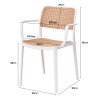 KLAUS Chair with Armrest, Stackable - JIJI.SG
