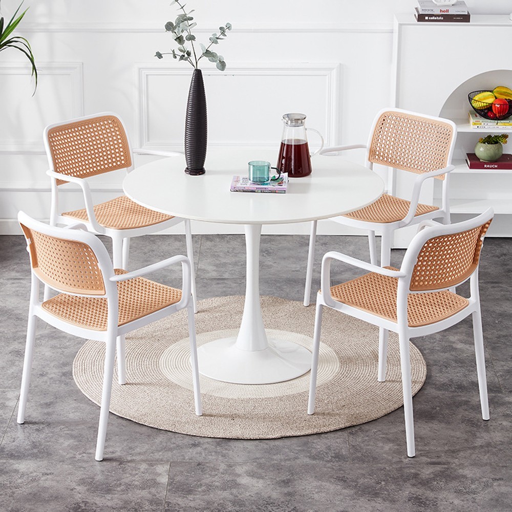 KLAUS Chair with Armrest, Stackable - JIJI.SG
