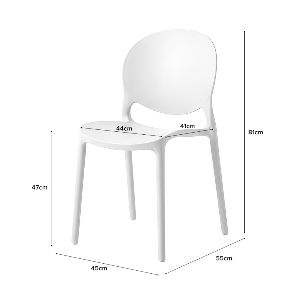 ZURIE Chair, Stackable - JIJI.SG