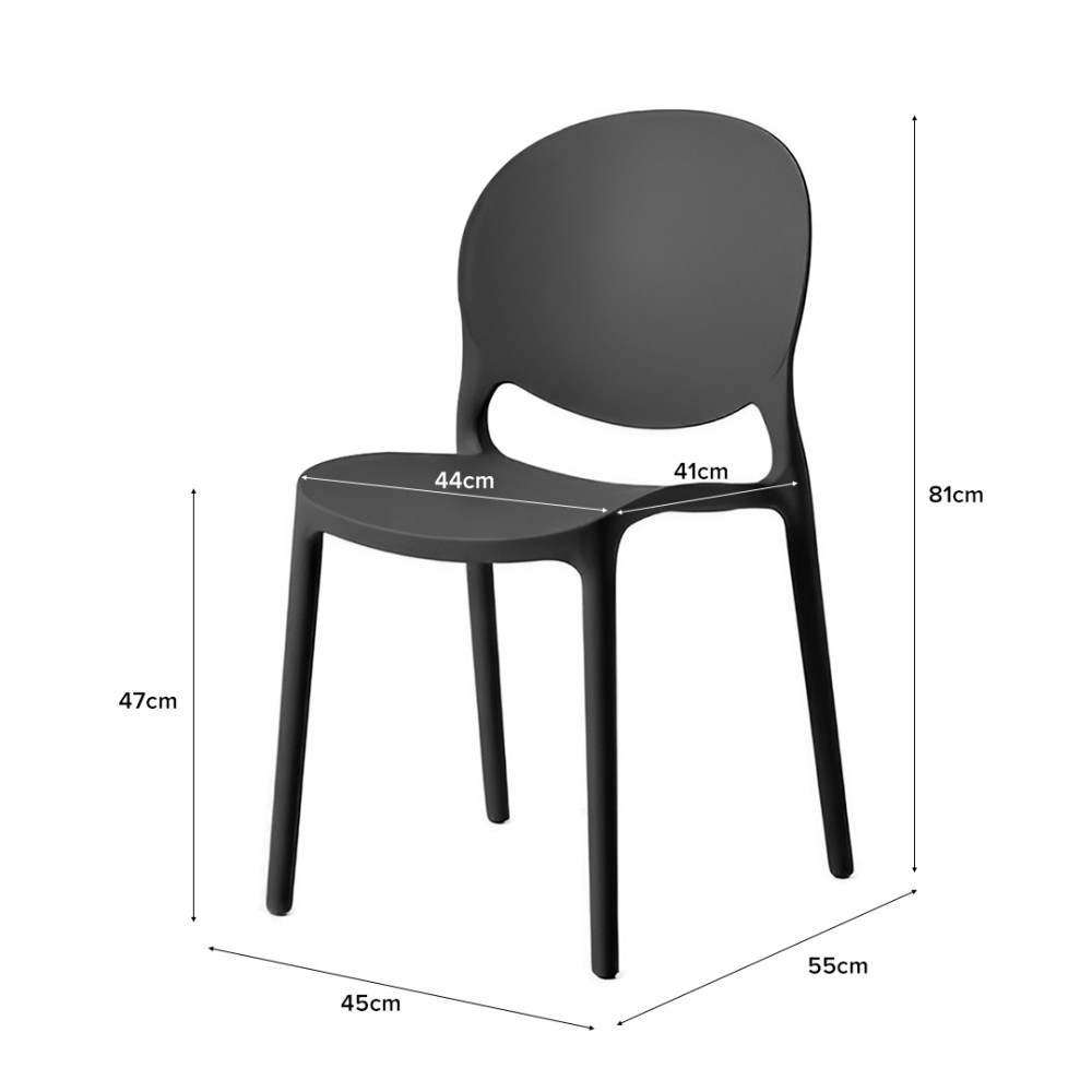 ZURIE Chair, Stackable - JIJI.SG