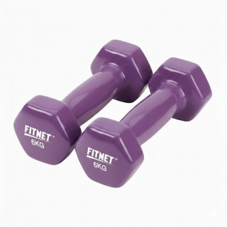 FITNET Vinyl Dumbbell - JIJI.SG