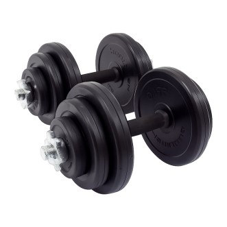 FITNET Rubberised Weight Training Dumbbell Set - JIJI.SG