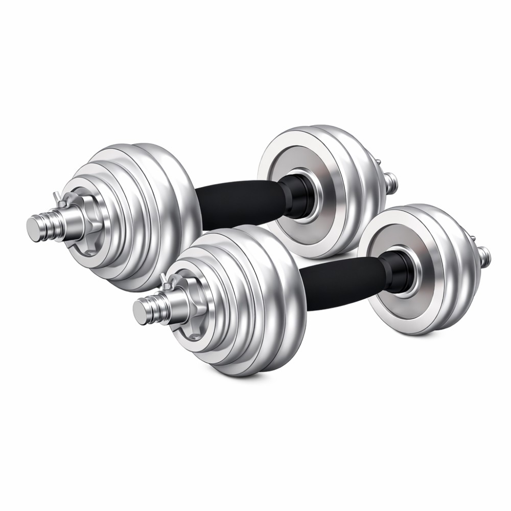 CHROME Weight Training Dumbbell Set - JIJI.SG