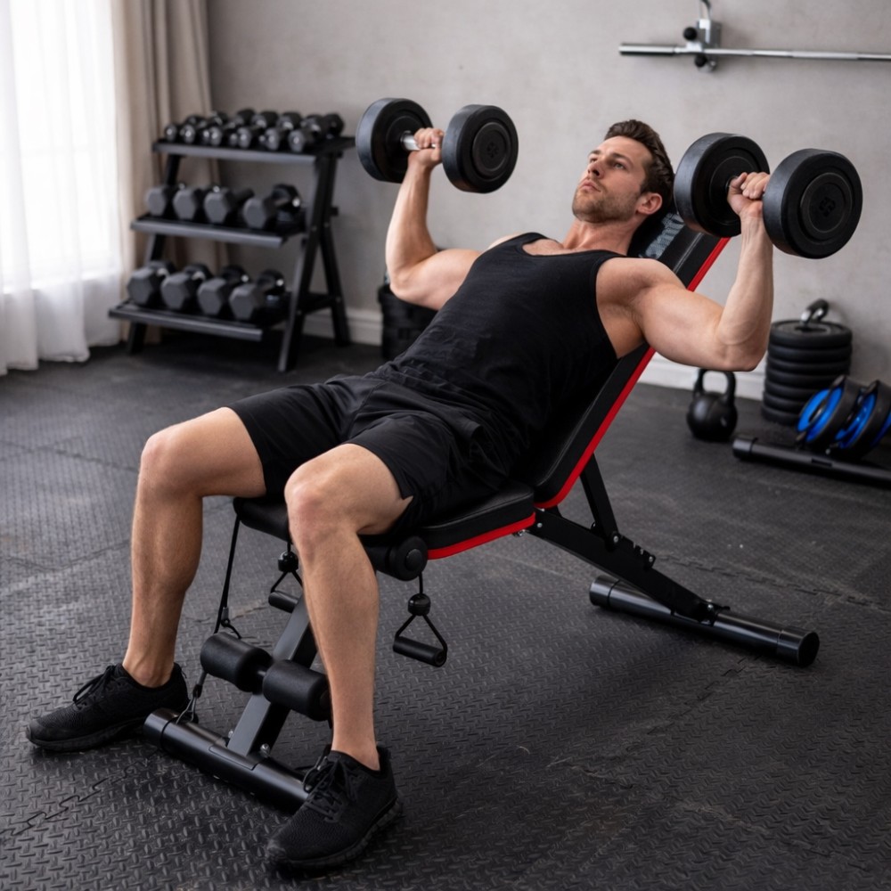 FITNET 7-Position Folding Workout Bench - JIJI.SG