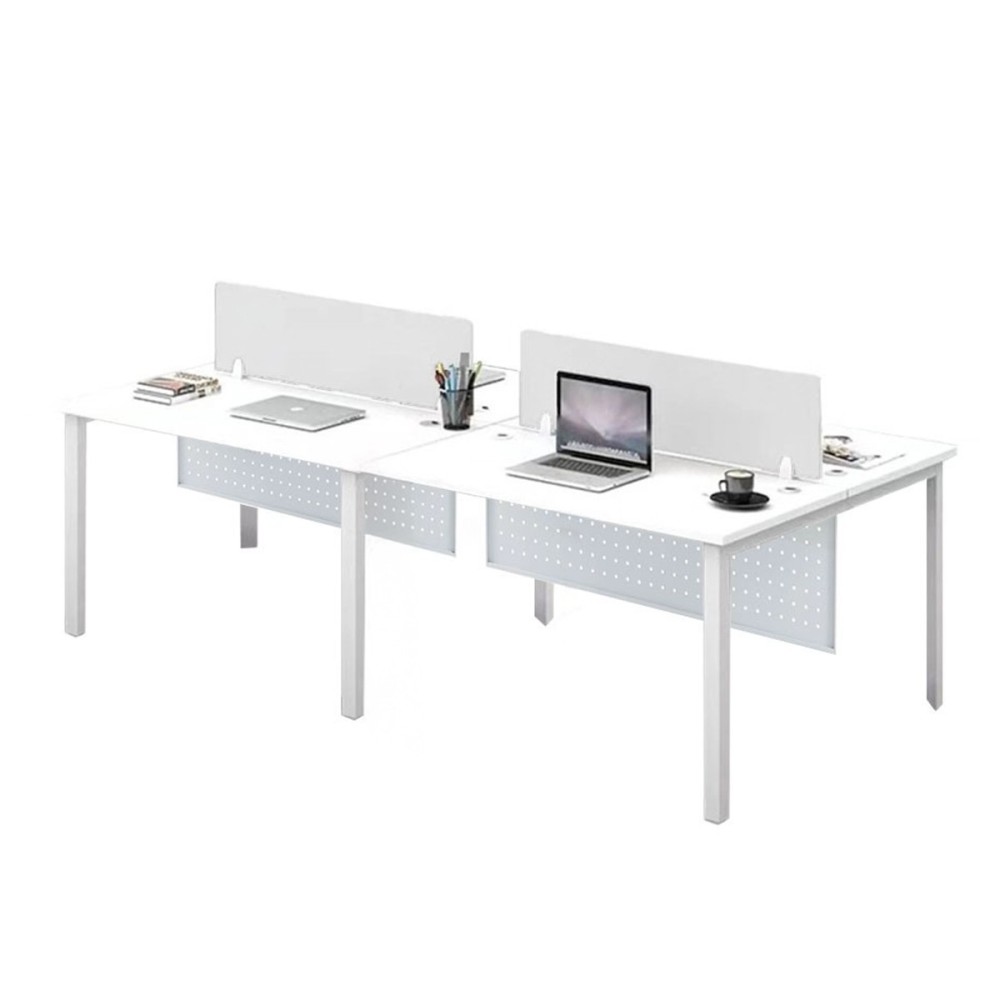FORSBERG 4 Seater Work Station with Modesty Panel - JIJI.SG