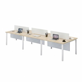 FORSBERG 6 Seater Work Station with Modesty Panel - JIJI.SG