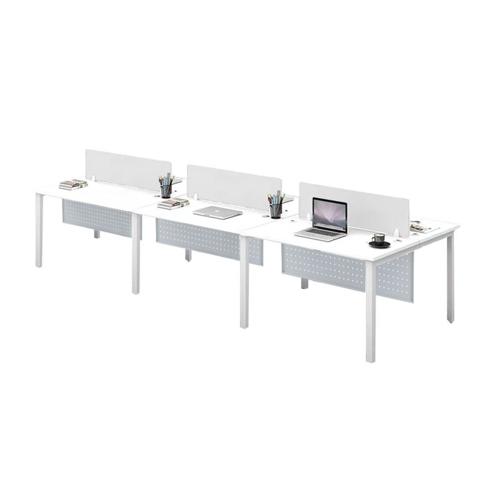 FORSBERG 6 Seater Work Station with Modesty Panel - JIJI.SG