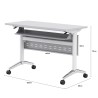 Noam Foldable Seminar Table - JIJI.SG
