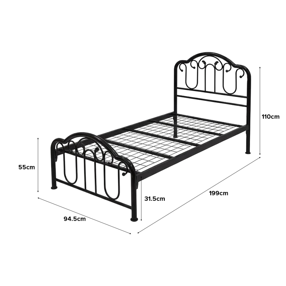 YANN Metal Bed Frame - JIJI.SG