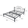 IVO Metal Bed Frame - JIJI.SG