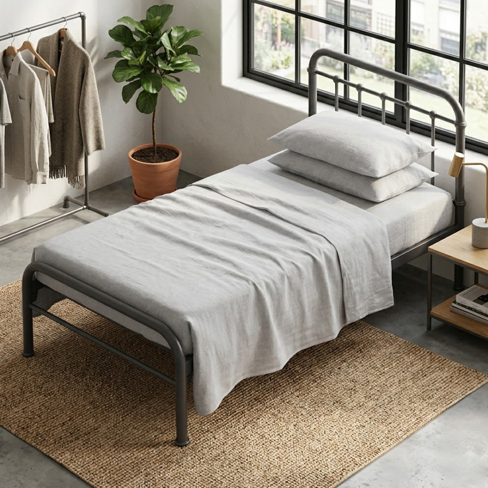SANDRO Single Metal Bed Frame - JIJI.SG