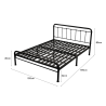 SANDRO Metal Bed Frame - JIJI.SG