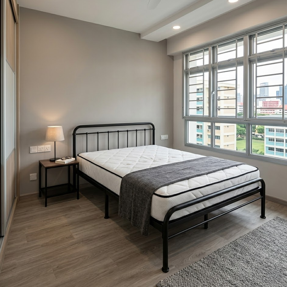 SANDRO Metal Bed Frame - JIJI.SG