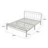 SANDRO Metal Bed Frame - JIJI.SG