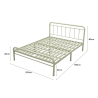 SANDRO Metal Bed Frame - JIJI.SG